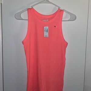 Maurices Vibrant Coral Ribbed Tank